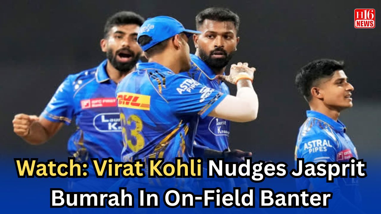 Watch: Virat Kohli Nudges Jasprit Bumrah In On-Field Banter
